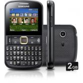 Celular Samsung Ch@t 222 Camera VGA MP3 teclado QWERTY